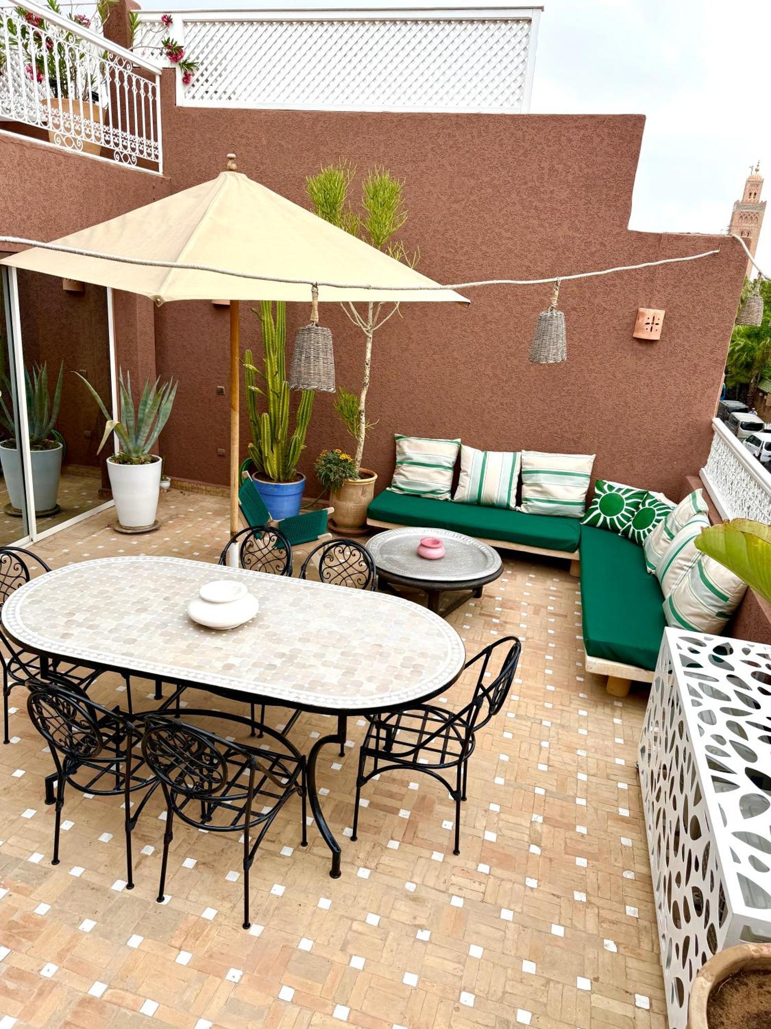 "Le 21", Exclusive Luxury Duplex 400M From Jemaa El Fna Place -Hammam-Jacuzzi-Koutoubia View-Roof Terrace -Speed Wifi Marrakesh Eksteriør bilde